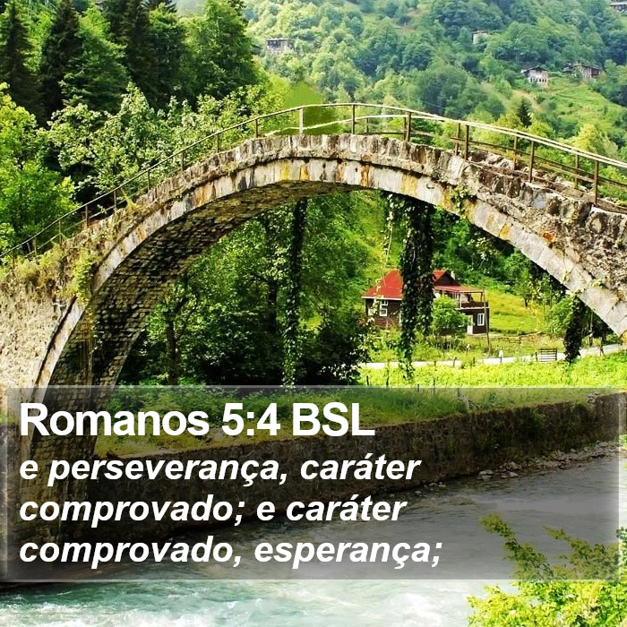 Romanos 5:4 BSL Bible Study