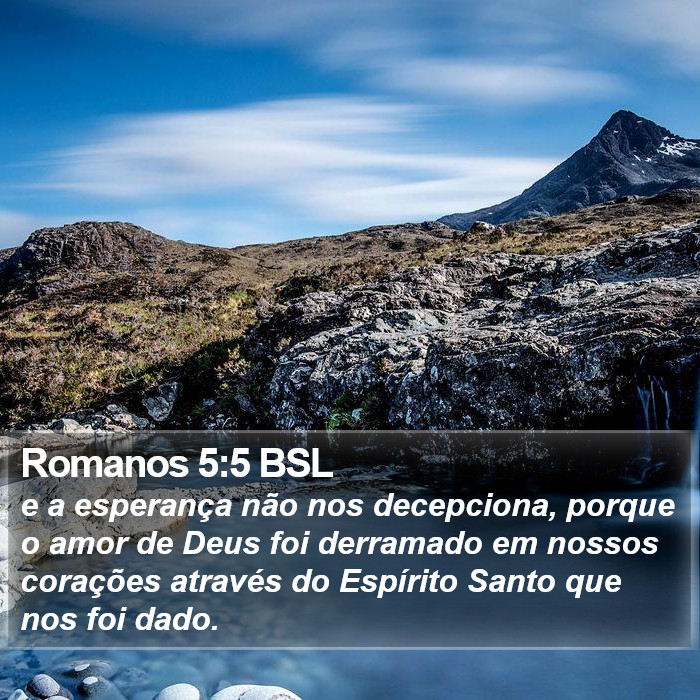 Romanos 5:5 BSL Bible Study