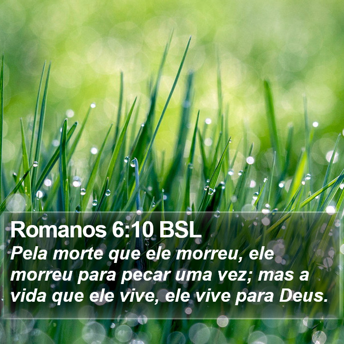 Romanos 6:10 BSL Bible Study