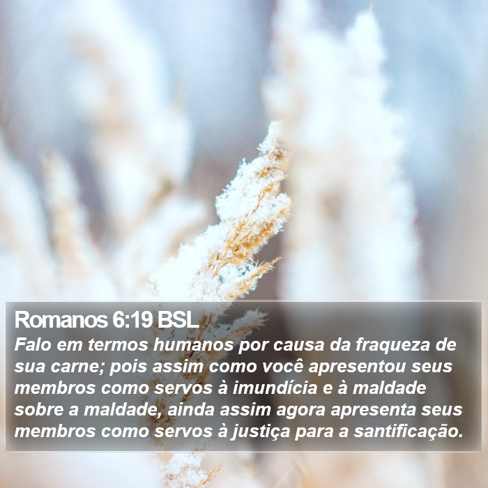 Romanos 6:19 BSL Bible Study