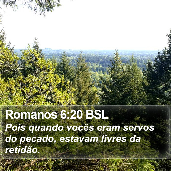 Romanos 6:20 BSL Bible Study