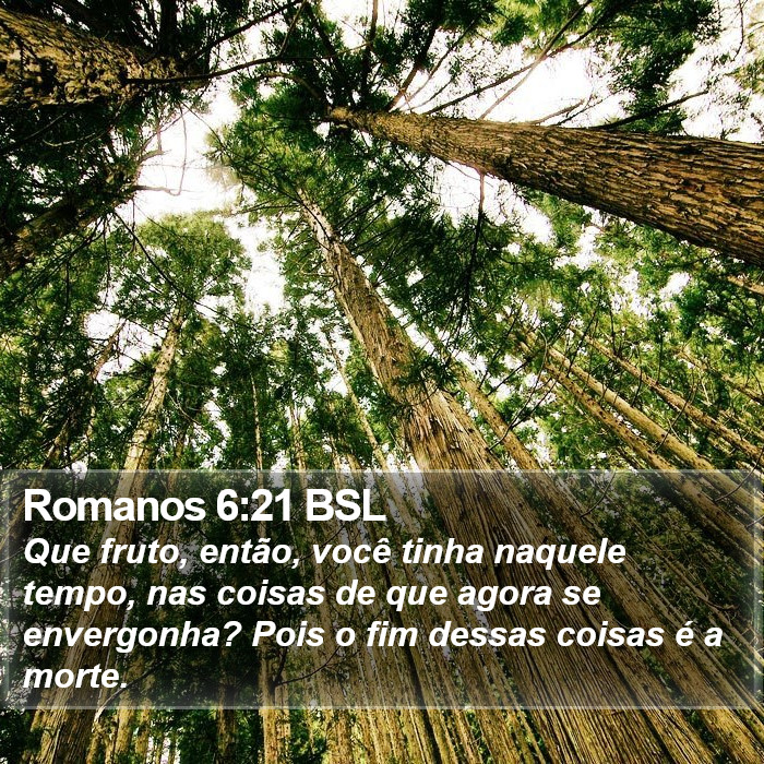 Romanos 6:21 BSL Bible Study
