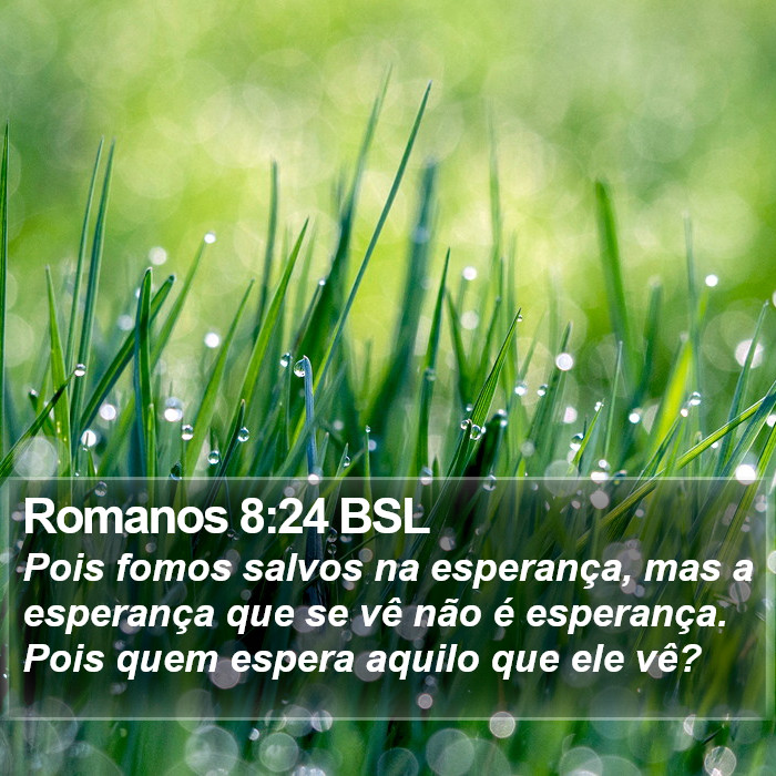 Romanos 8:24 BSL Bible Study