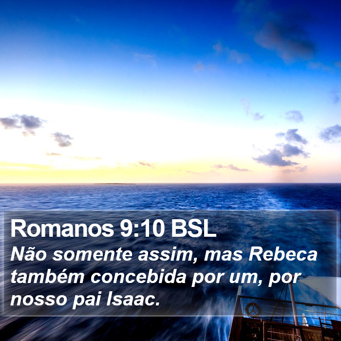 Romanos 9:10 BSL Bible Study