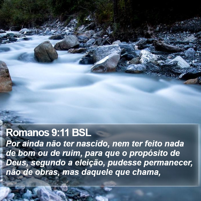 Romanos 9:11 BSL Bible Study