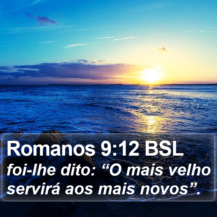 Romanos 9:12 BSL Bible Study