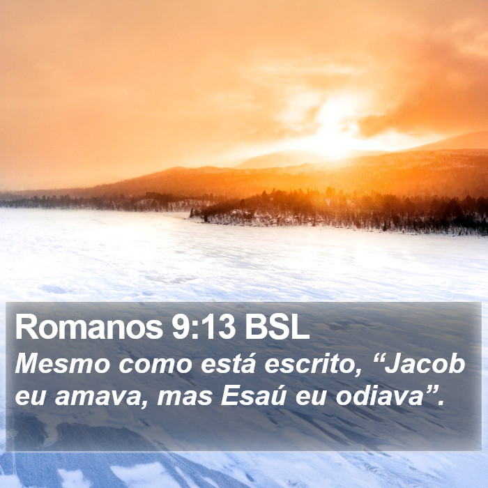 Romanos 9:13 BSL Bible Study