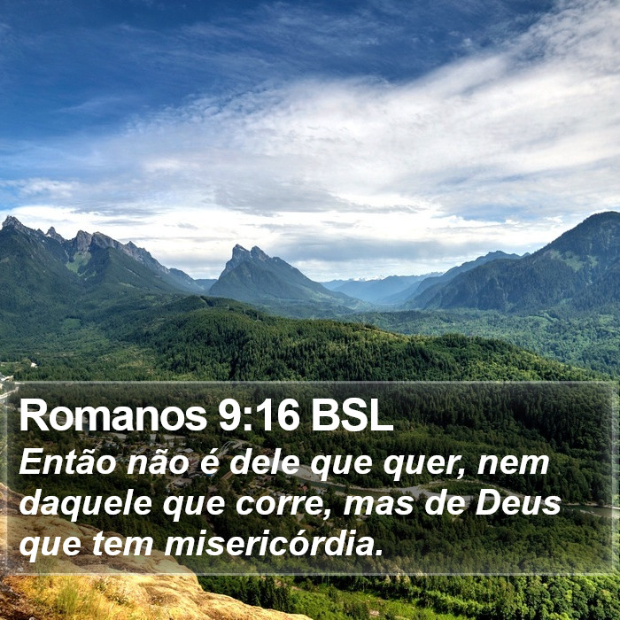 Romanos 9:16 BSL Bible Study