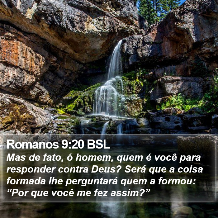 Romanos 9:20 BSL Bible Study