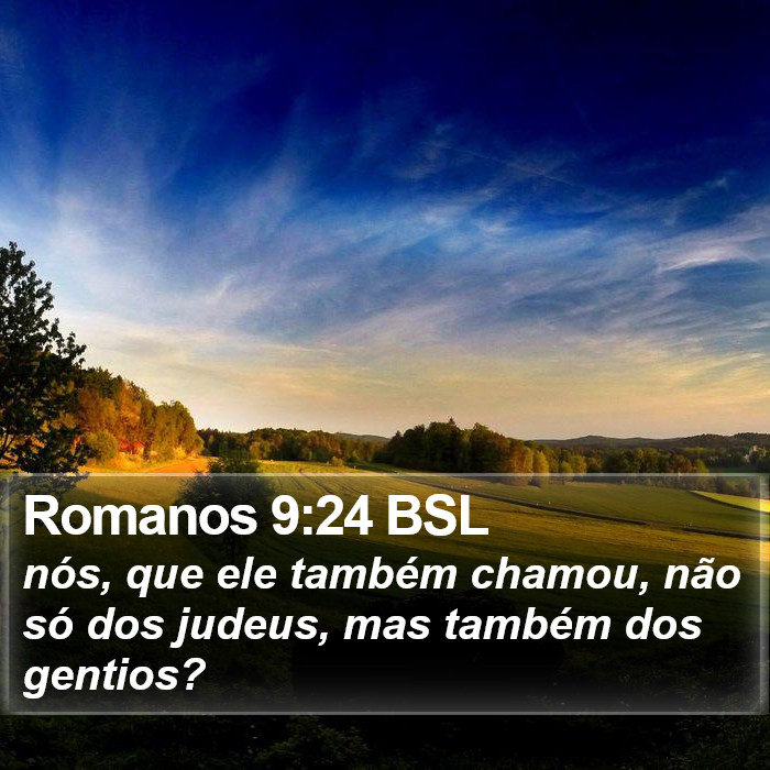 Romanos 9:24 BSL Bible Study