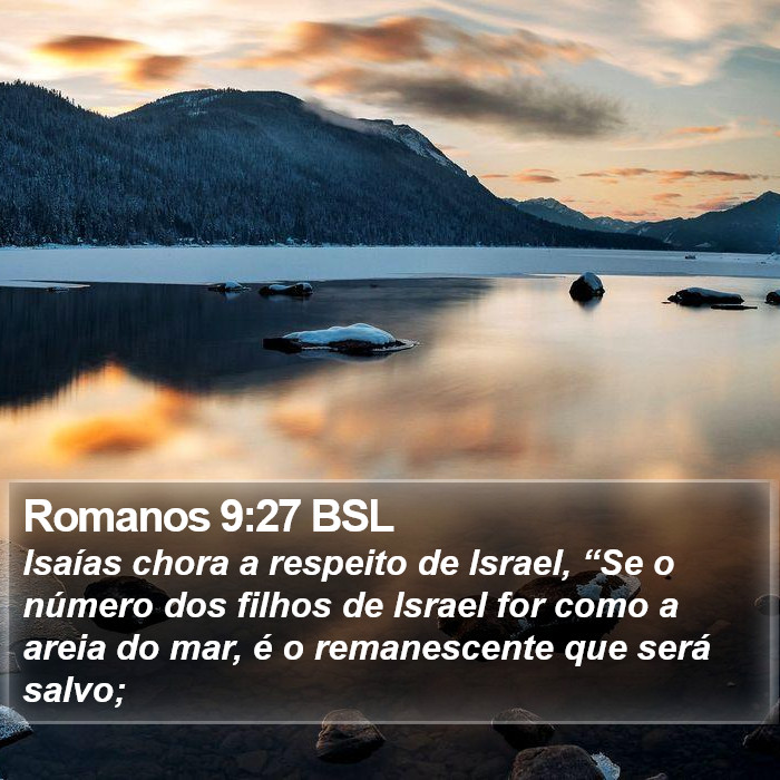 Romanos 9:27 BSL Bible Study