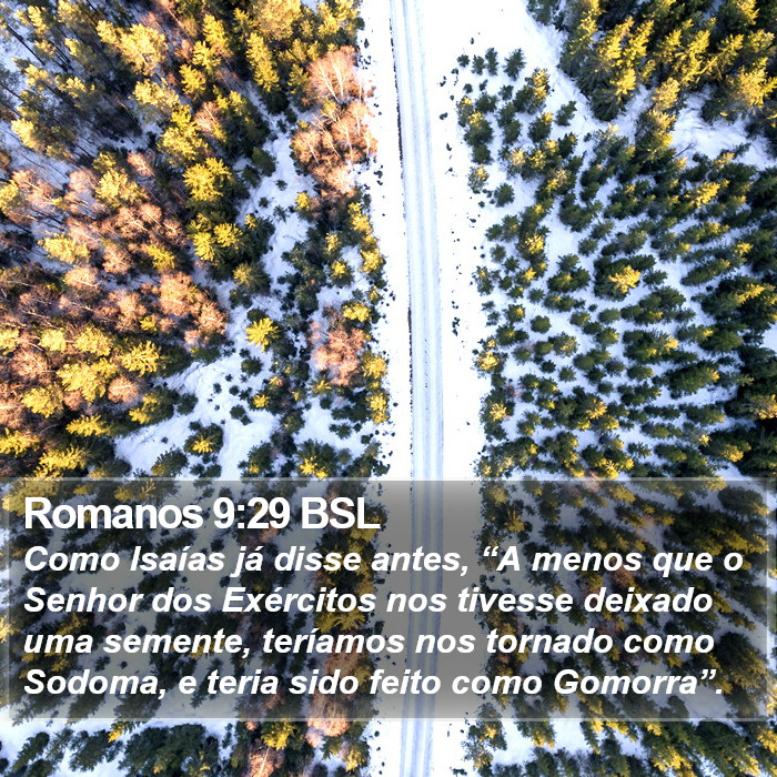 Romanos 9:29 BSL Bible Study