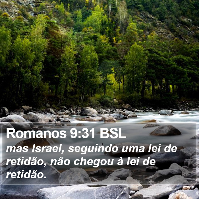 Romanos 9:31 BSL Bible Study