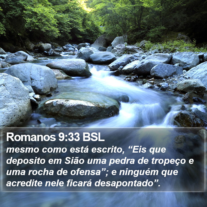 Romanos 9:33 BSL Bible Study