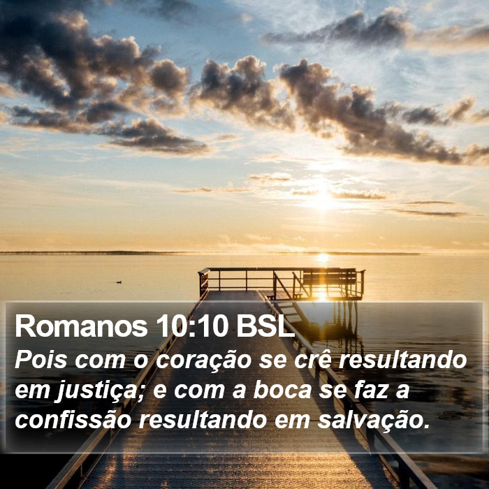 Romanos 10:10 BSL Bible Study