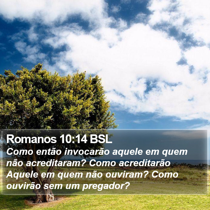 Romanos 10:14 BSL Bible Study