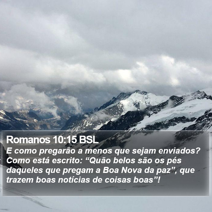 Romanos 10:15 BSL Bible Study