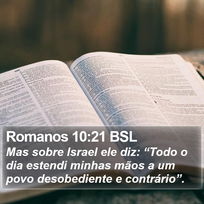 Romanos 10:21 BSL Bible Study