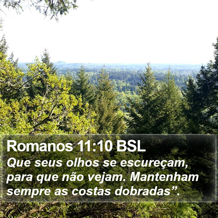 Romanos 11:10 BSL Bible Study