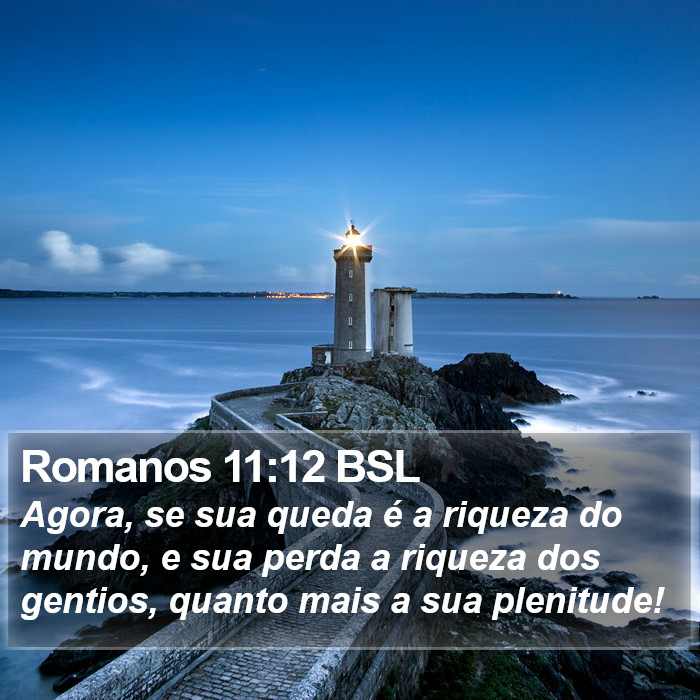 Romanos 11:12 BSL Bible Study