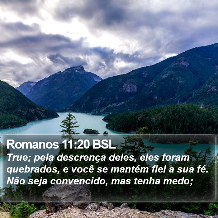 Romanos 11:20 BSL Bible Study