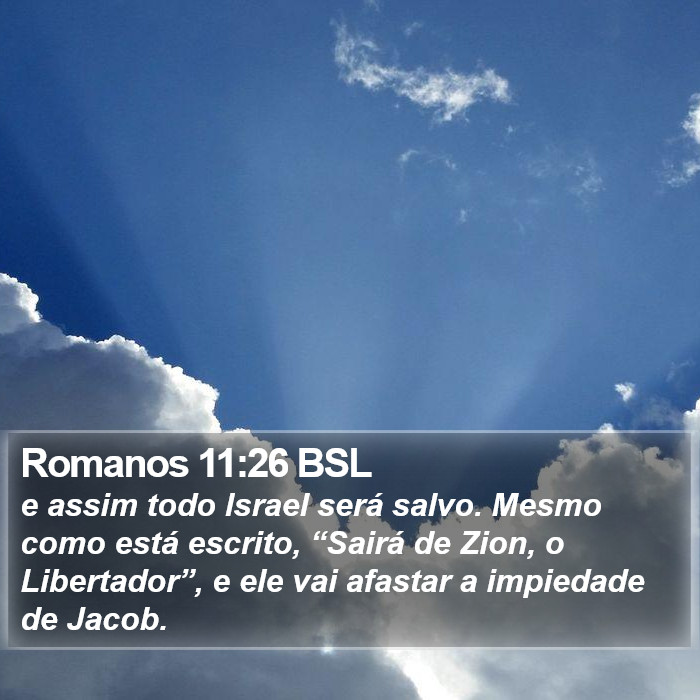 Romanos 11:26 BSL Bible Study