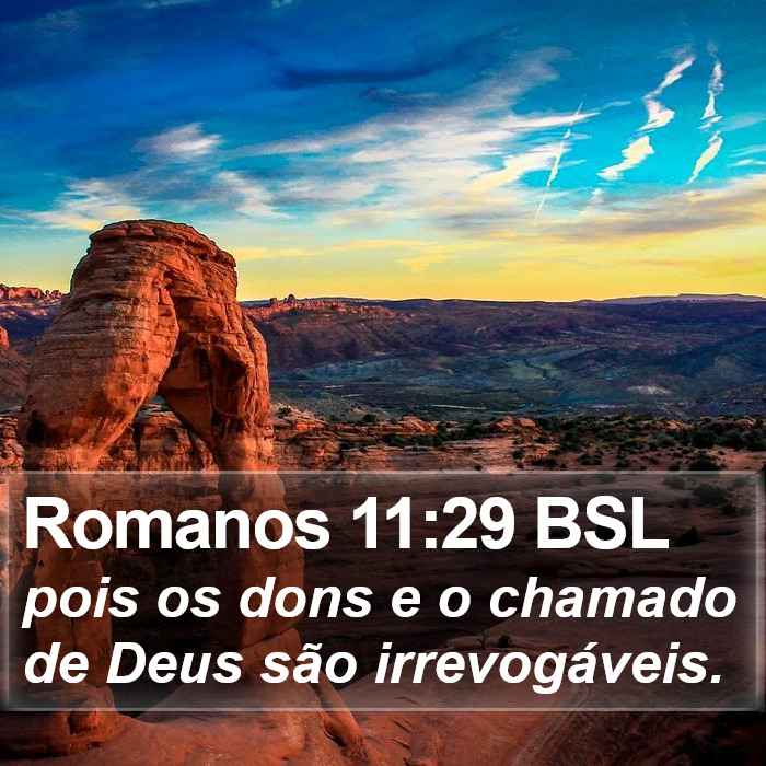 Romanos 11:29 BSL Bible Study