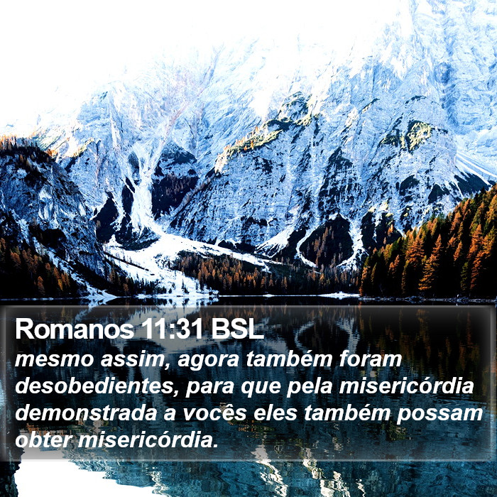 Romanos 11:31 BSL Bible Study