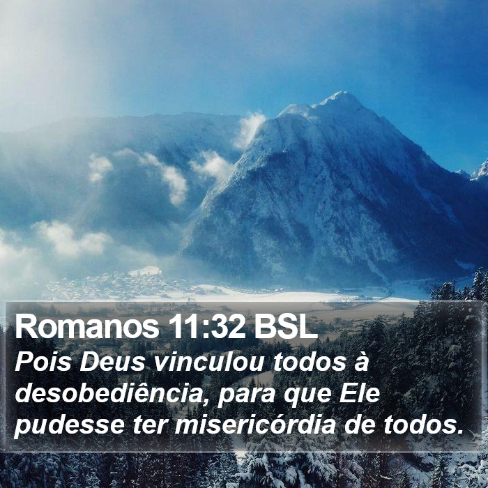 Romanos 11:32 BSL Bible Study