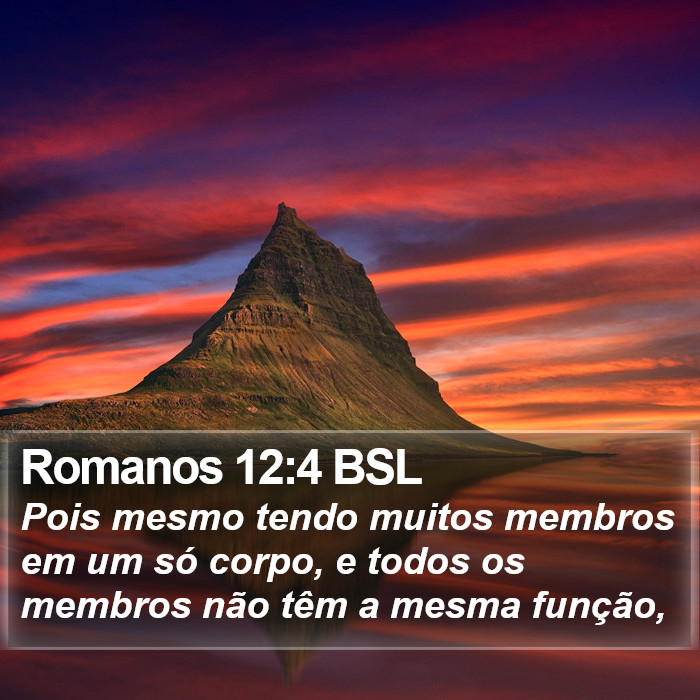 Romanos 12:4 BSL Bible Study