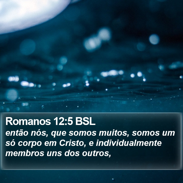 Romanos 12:5 BSL Bible Study