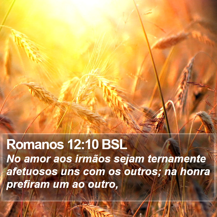 Romanos 12:10 BSL Bible Study