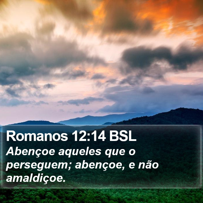 Romanos 12:14 BSL Bible Study