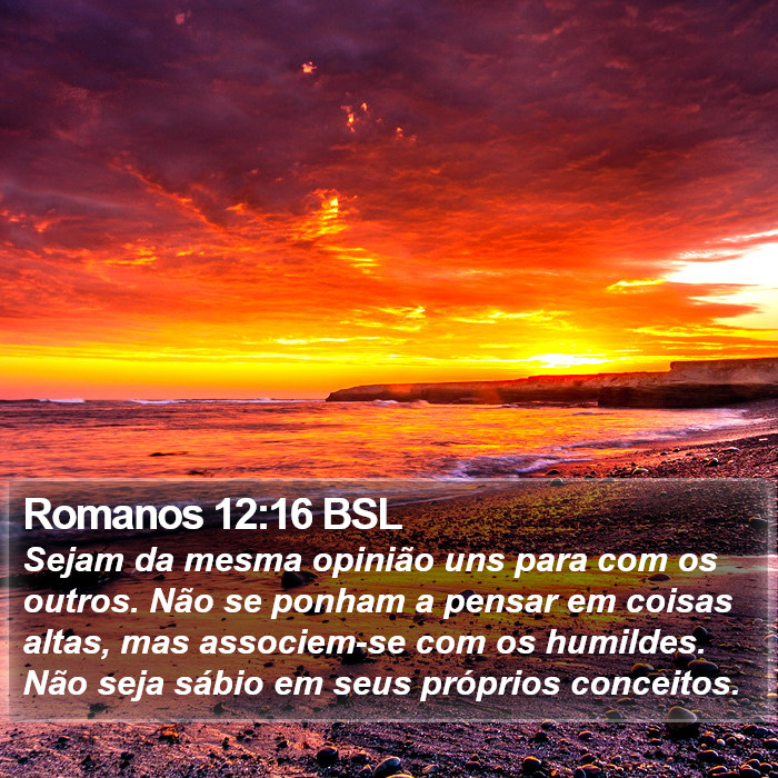 Romanos 12:16 BSL Bible Study