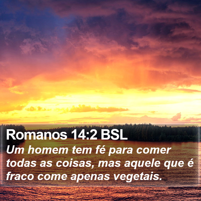 Romanos 14:2 BSL Bible Study