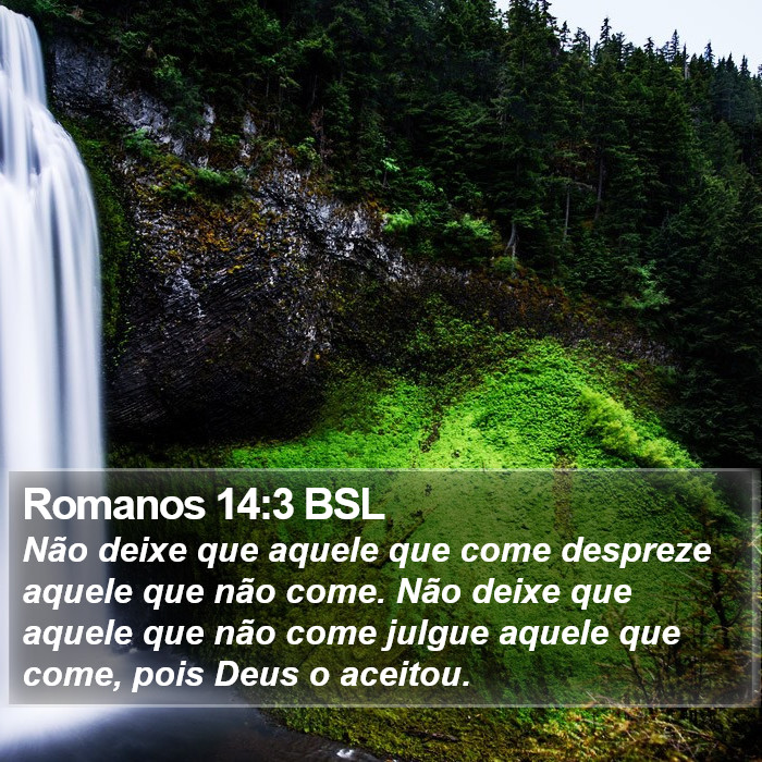 Romanos 14:3 BSL Bible Study