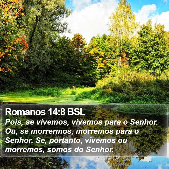 Romanos 14:8 BSL Bible Study