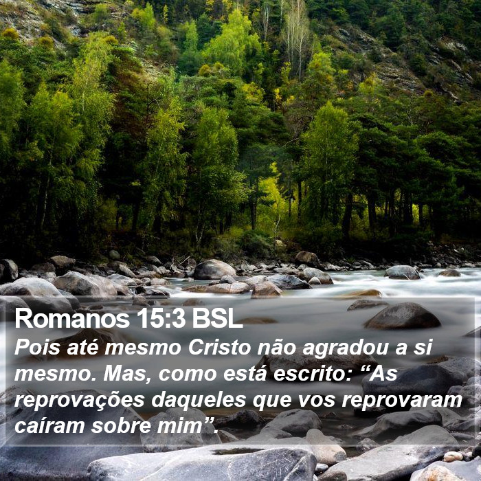 Romanos 15:3 BSL Bible Study
