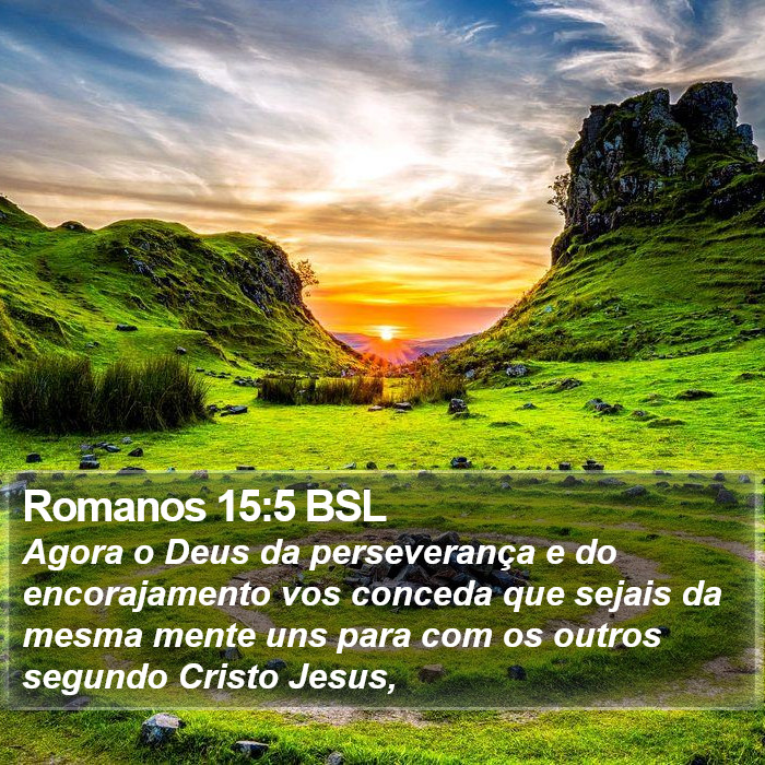 Romanos 15:5 BSL Bible Study