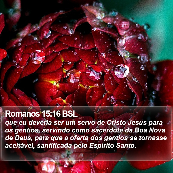 Romanos 15:16 BSL Bible Study