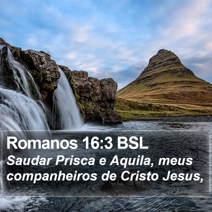 Romanos 16:3 BSL Bible Study