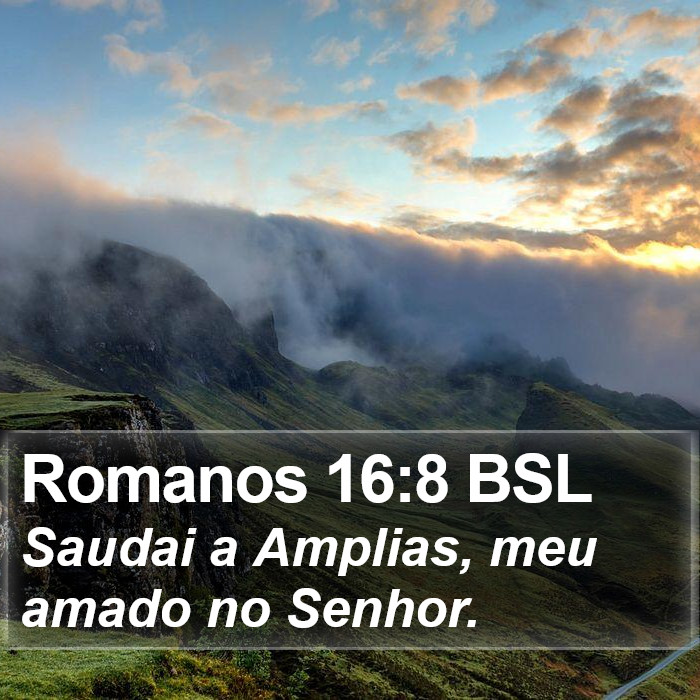 Romanos 16:8 BSL Bible Study