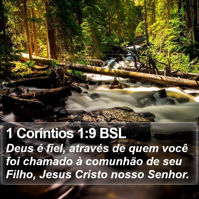 1 Coríntios 1:9 BSL Bible Study