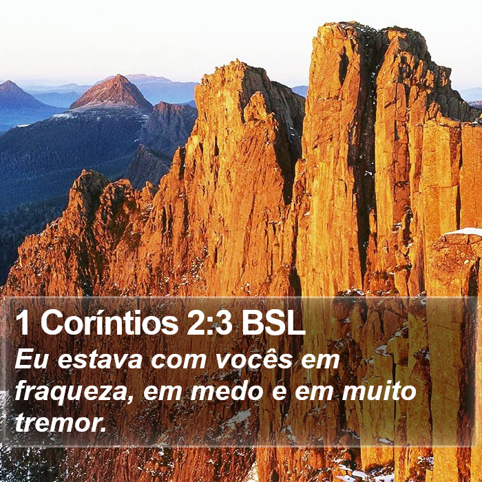 1 Coríntios 2:3 BSL Bible Study