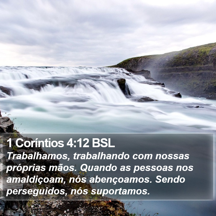 1 Coríntios 4:12 BSL Bible Study