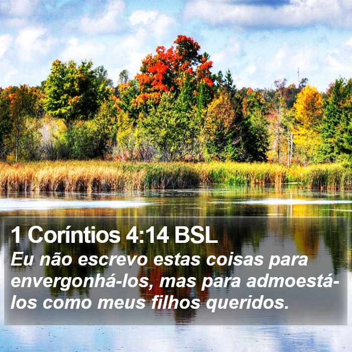 1 Coríntios 4:14 BSL Bible Study