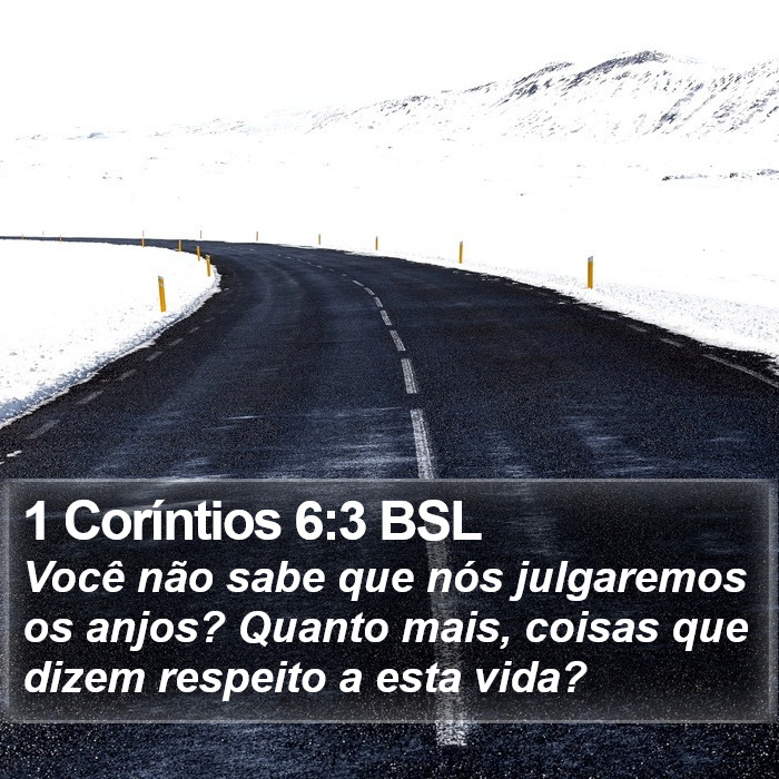 1 Coríntios 6:3 BSL Bible Study