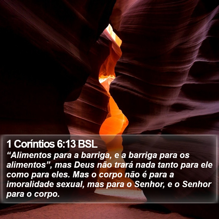 1 Coríntios 6:13 BSL Bible Study