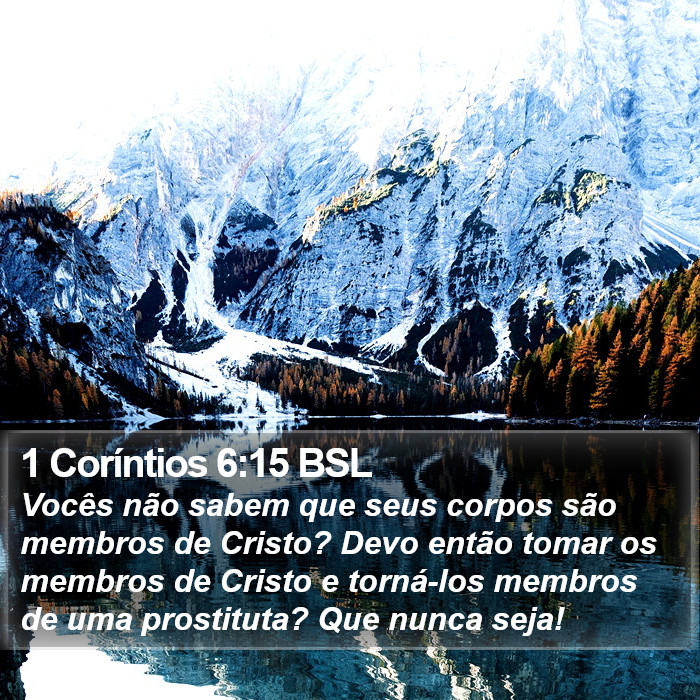 1 Coríntios 6:15 BSL Bible Study