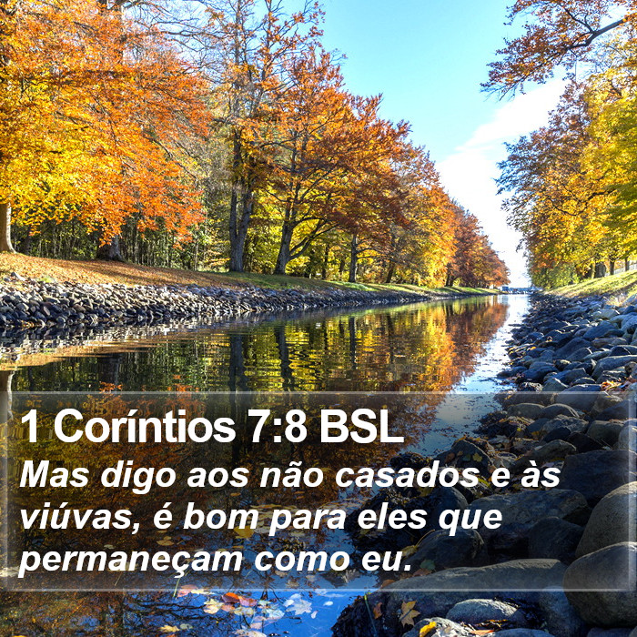 1 Coríntios 7:8 BSL Bible Study